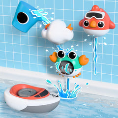 iplay ilearn bath toy set delivers a complete learning water play experience