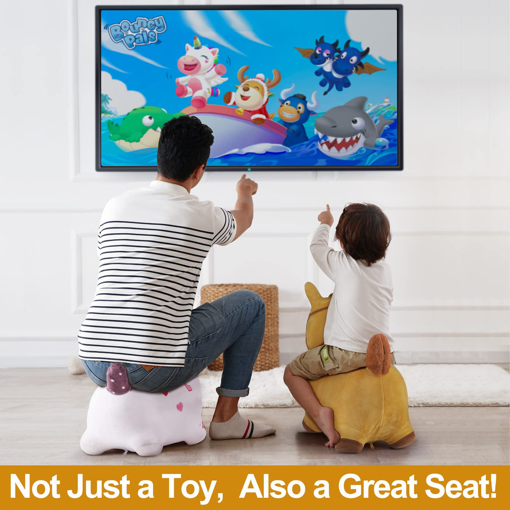 iPlay iLearn Bouncy Pals horse as a gift idea for toddlers and preschoolers