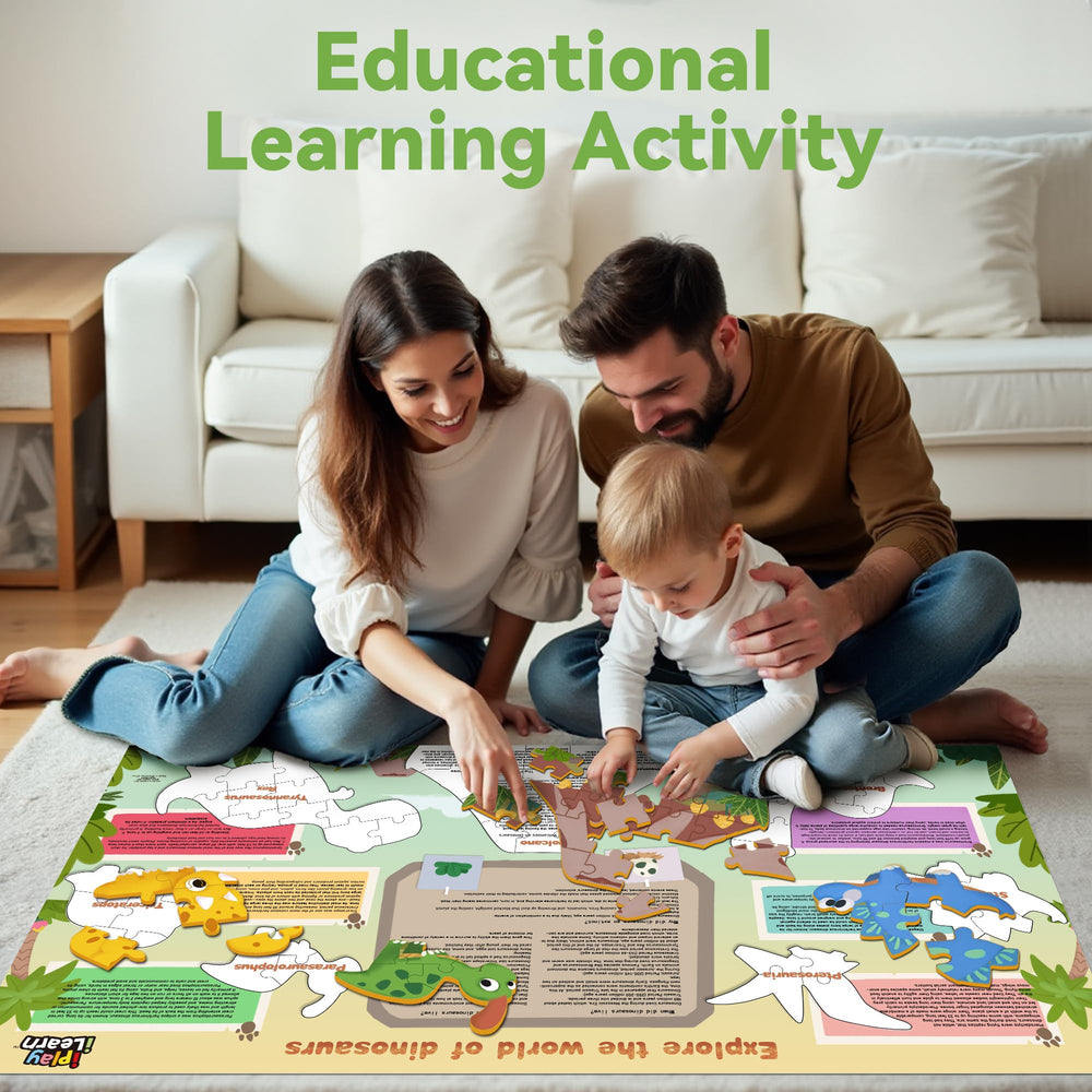 iplay iLearn puzzle promotes hand-eye coordination during problem solving