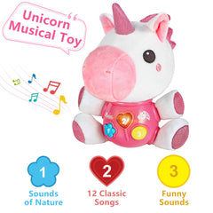 iPlay iLearn light-up heart with sounds to engage infants visually