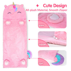 iPlay iLearn portable sleeping bag is great for travel and sleepovers.