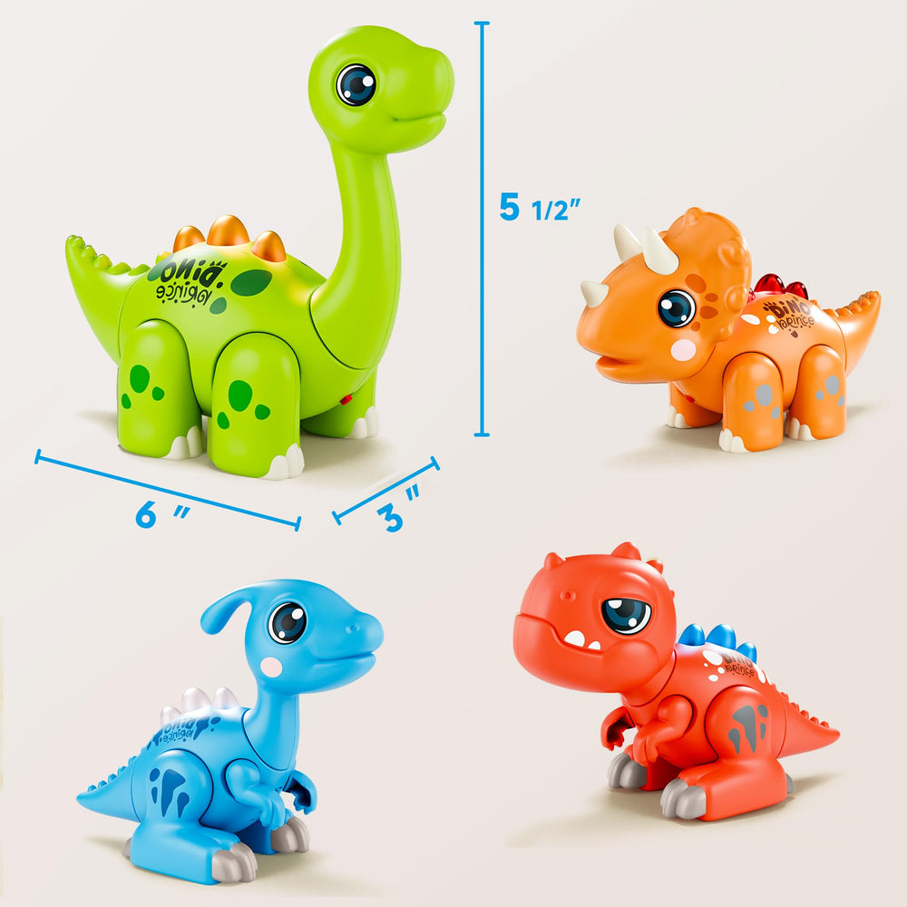 iPlay iLearn safe ABS dino parts designed for gentle toddler hands.