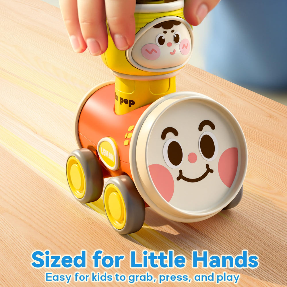 iPlay iLearn safety-first design with rounded edges protects curious fingers during play.