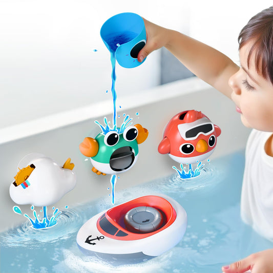 iplay ilearn see-saw cloud bath toy for toddlers enhances sensory play