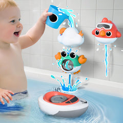 iplay ilearn shower cup bath toy safe for gentle rinsing and pouring