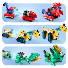 iplay ilearn six-dino-cars offer smooth wheels for dynamic solo play.