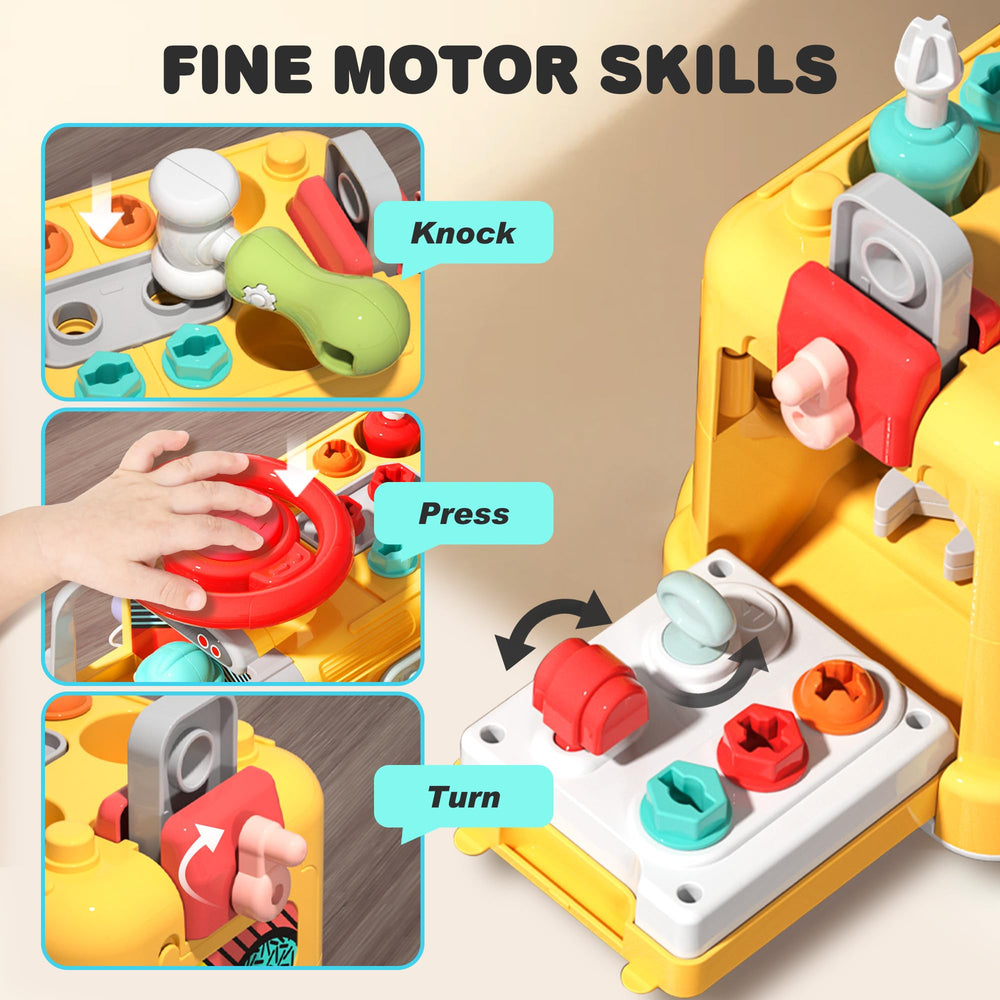 iPlay iLearn Busy Bus toolset for realistic manipulations