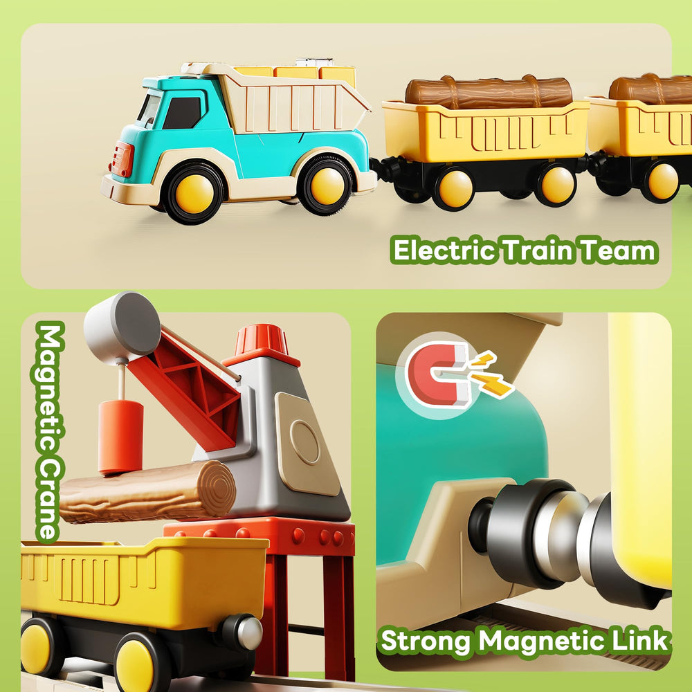 iPlay iLearn tree house adds color and narrative to the forest railway