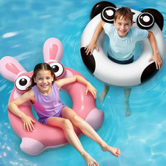 iplay Pool Wave panda-pattern swim ring ideal for family pool fun