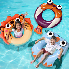 iPlay Pool Wave Lion float for kids at the pool, buoyant fun.