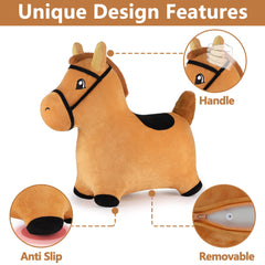 iplay soft plush cover provides cozy skin-friendly play