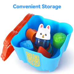 iplay storage base cup collection doubles as tidy storage.