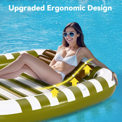 iPlay Pool Wave Lounger with water spray tail for playful pool fun