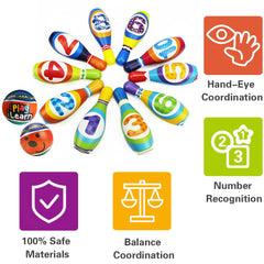 iPlay iLearn Soft Foam Pins: squishy, safe recreation for preschoolers.