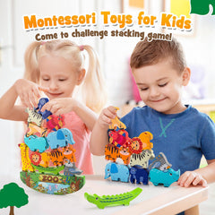 IPOURUP Montessori-style toy supports early color and animal recognition