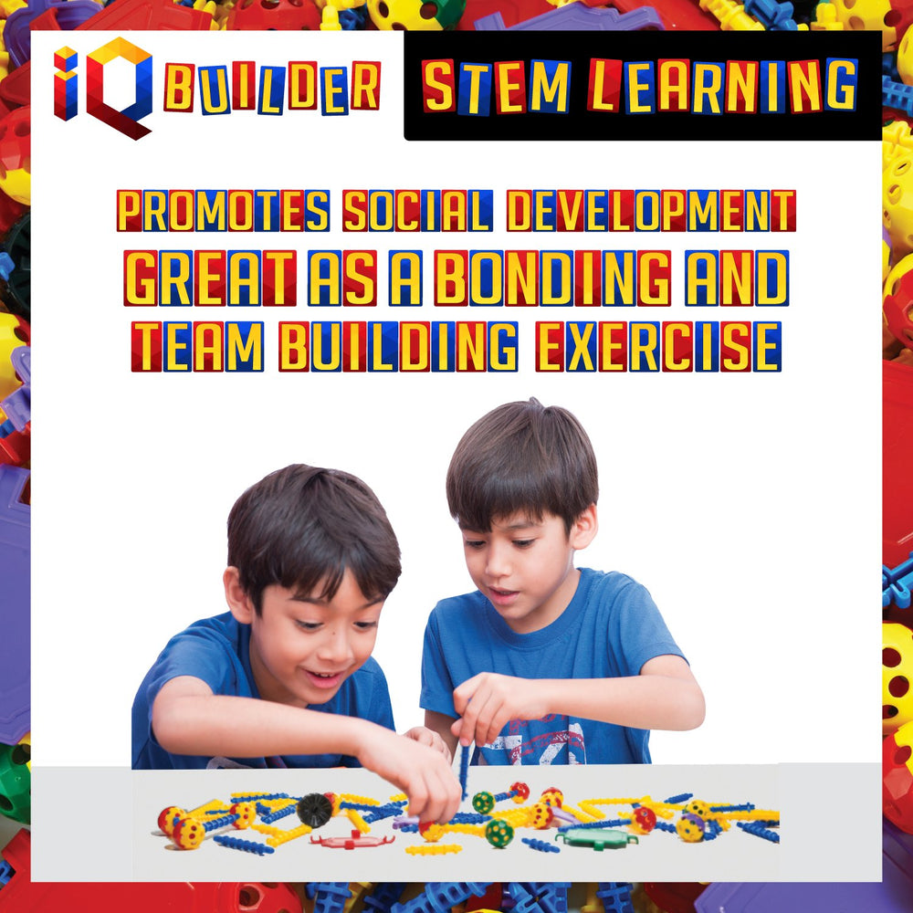 IQ BUILDER gift-idea: a versatile educational toy that sparks curiosity and creative play.