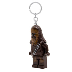 IQ LEGO Star Wars Chewbacca Key Light posable figure for display and play.