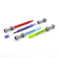 IQ LEGO Star Wars green gel pen provides silky ink for color coding