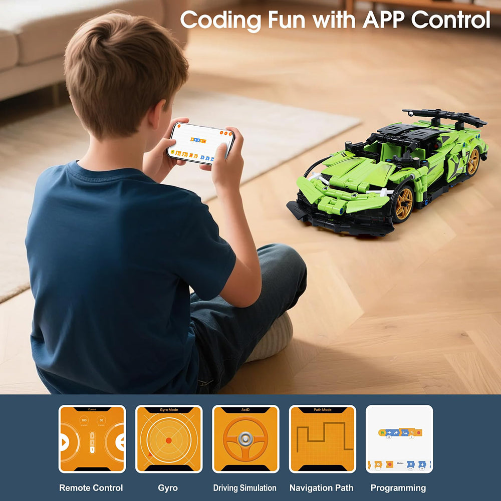 IQKidz app control interface lets kids drive and race with ease