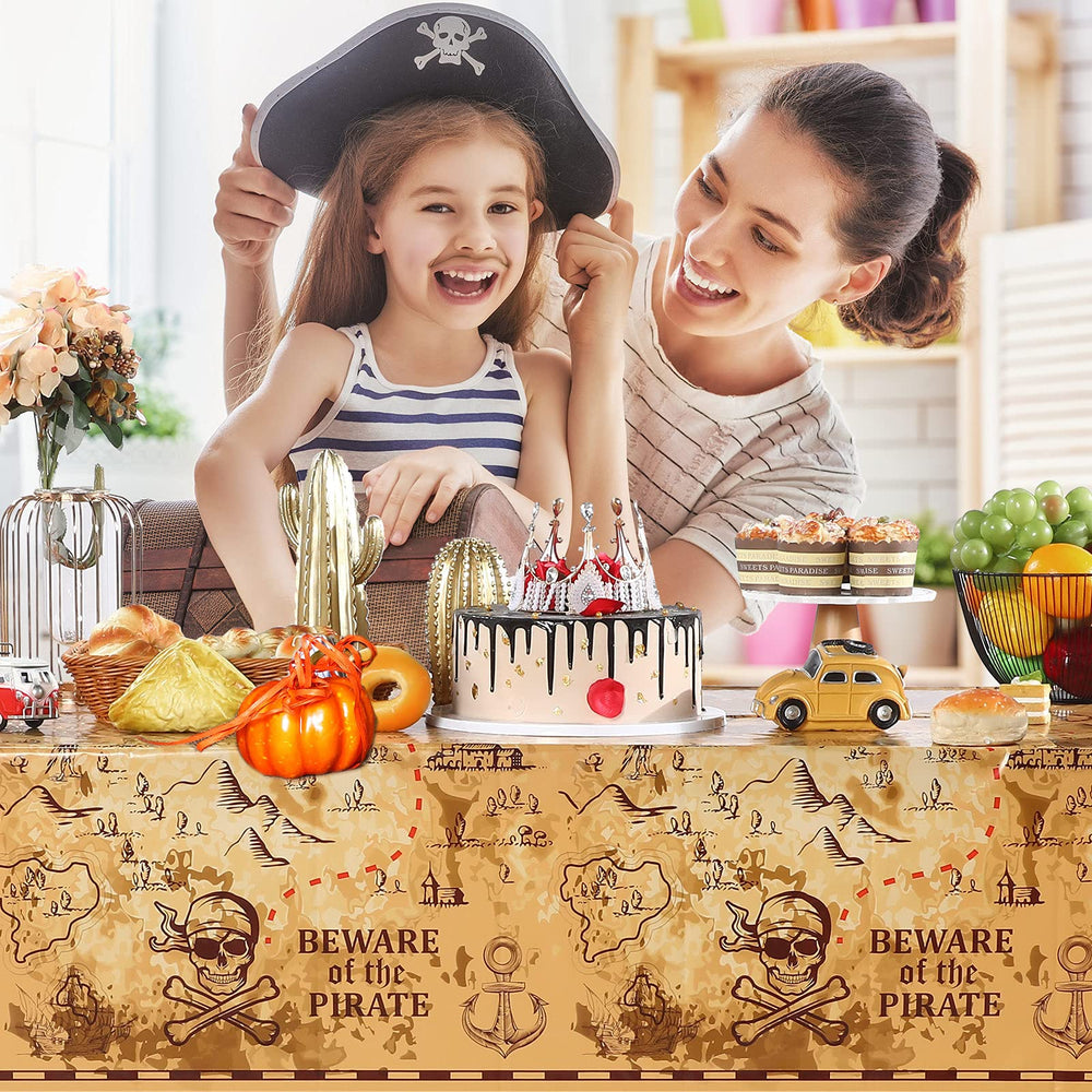 Irenare 54 by 108 inch tablecloth supports large tables for party meals.