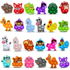 Irnushka animal pop keychain with squirrels for portable stress relief on the go.