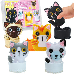 IROLEHOME cat sewing kit contents for beginners, perfect for at-home creative sewing.