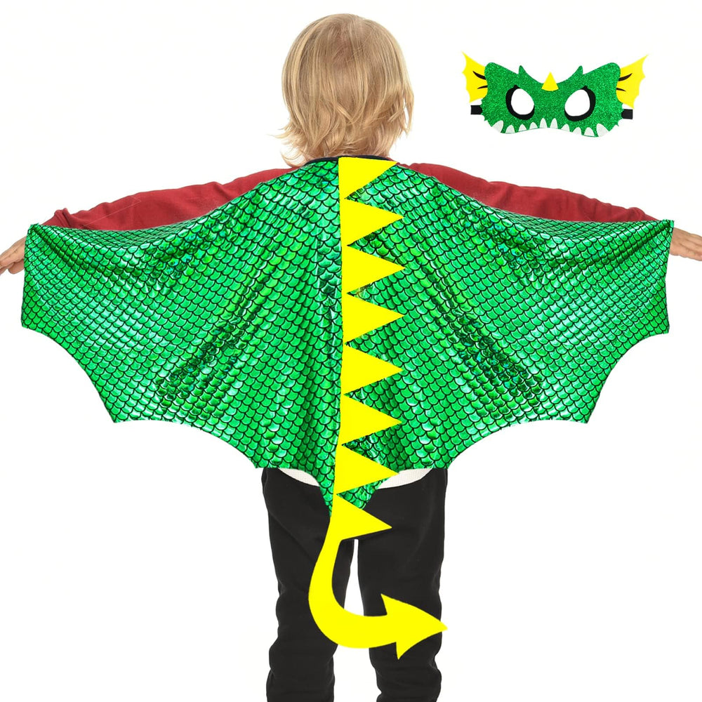IROLEHOME Dragon Wings with a bold 46-inch wingspan for dynamic pretend flight