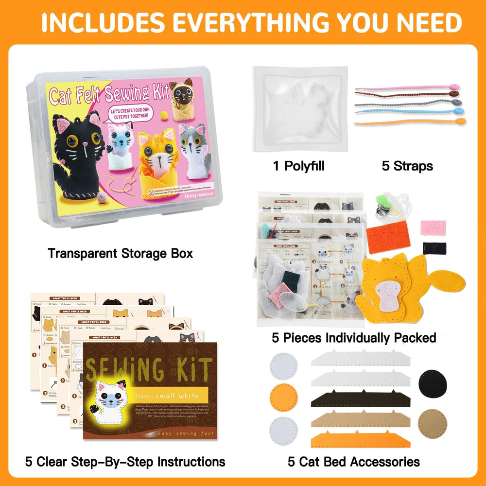 IROLEHOME kid-safe needles included, promoting safe, focused crafting sessions.