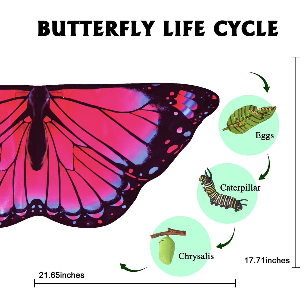 iROLEWIN adult butterfly wings—creates shared play moments between generations.