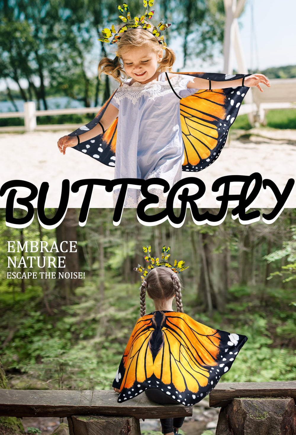iROLEWIN high-density satin edges keep wings durable for energetic adventures.
