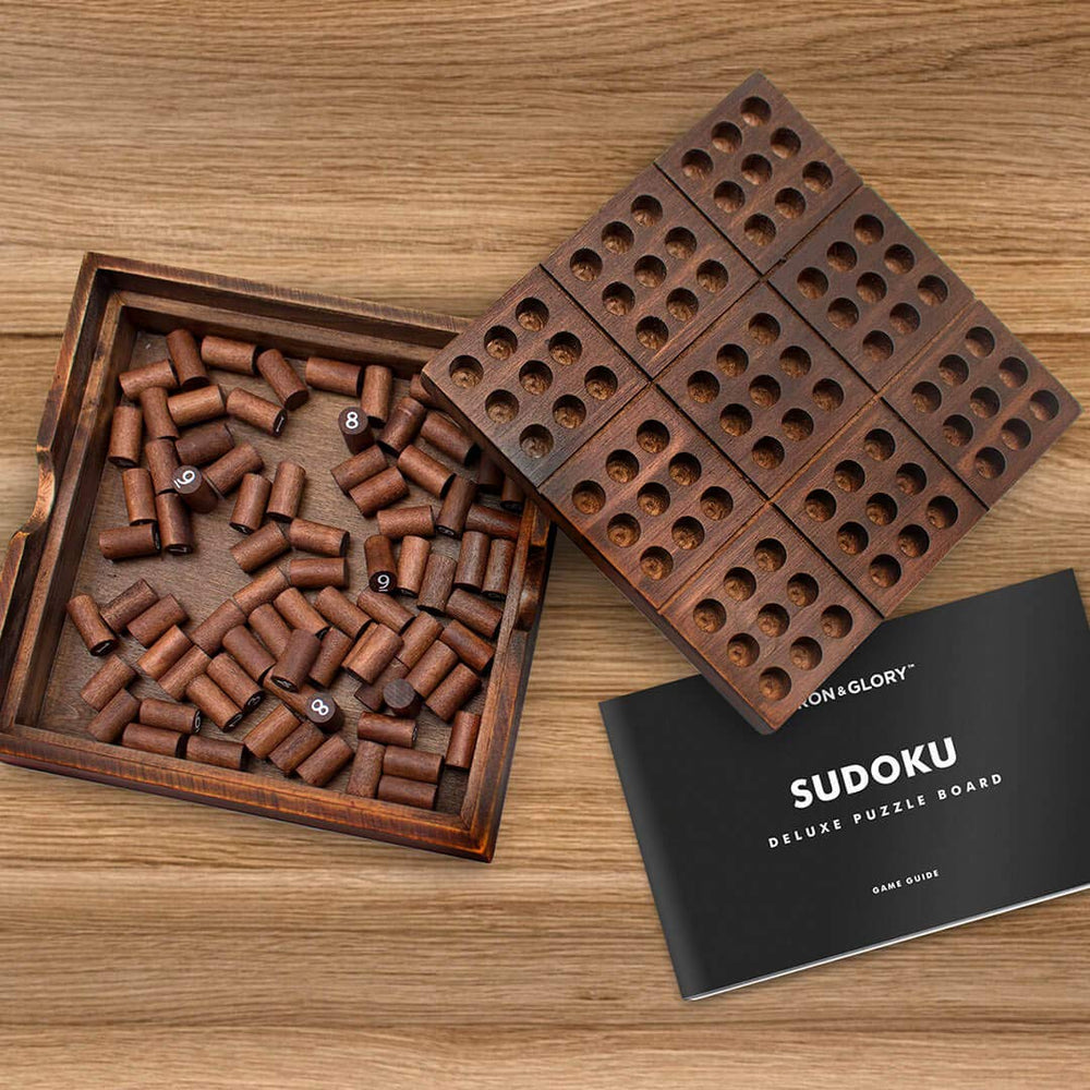 Iron And Glory travel-ready Sudoku board for on-the-go puzzling.