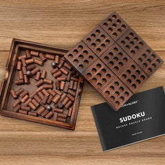 Iron And Glory travel-ready Sudoku board for on-the-go puzzling.
