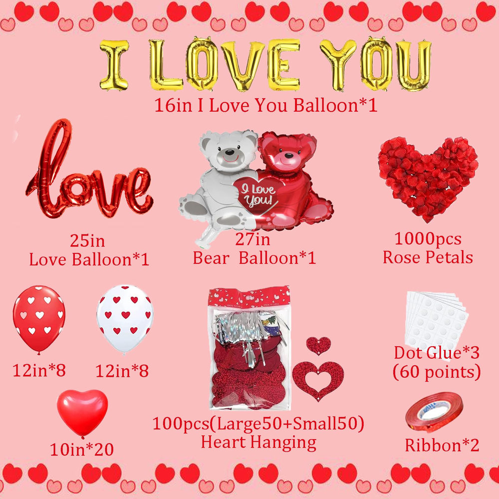 IROUHOR Love balloon foil 25in provides bold focal point for celebrations
