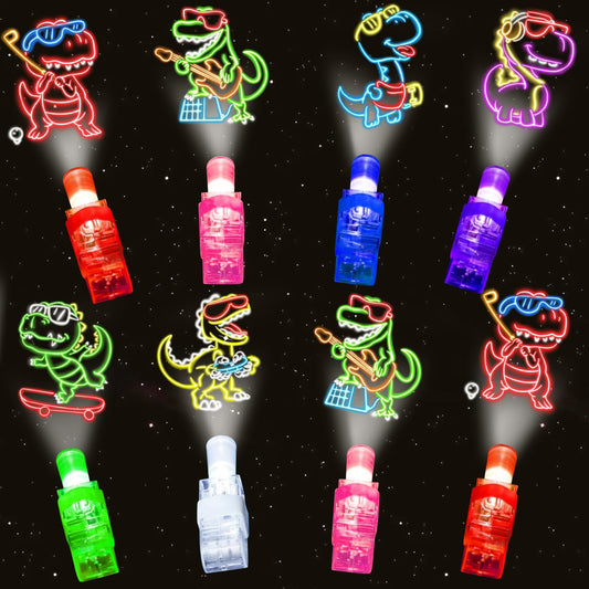 iRugosa hapfyer dinosaur finger lights, 24-pack, perfect for vivid party favors.