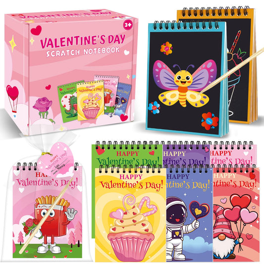iRugosa hapfyer rainbow scratch art books reveal vibrant colors for kids crafts.