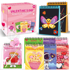 iRugosa hapfyer rainbow scratch art books reveal vibrant colors for kids crafts.