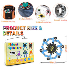 Irvotbes deformable chains toy changing shapes for imaginative play and learning.