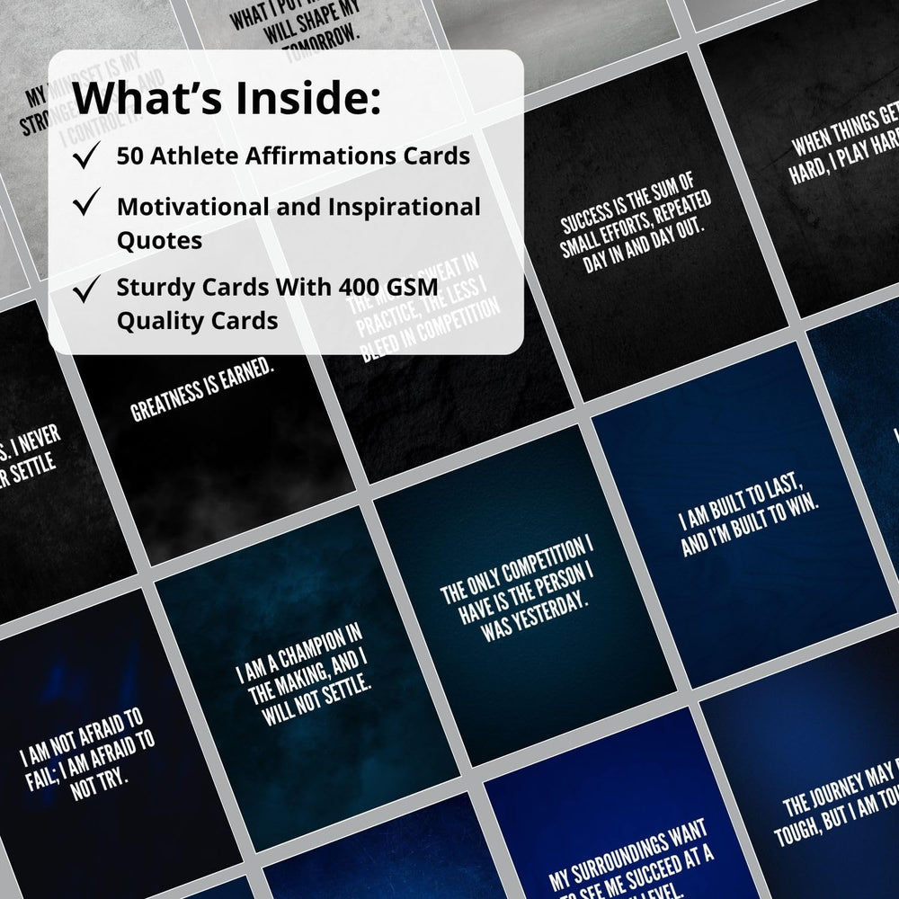 Isaac Liev affirmation cards in gym bag ready to support consistent focus.