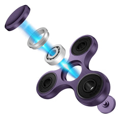 Isapral fidget spinner compact-pocket-size fits in a pocket for quick anxiety relief.