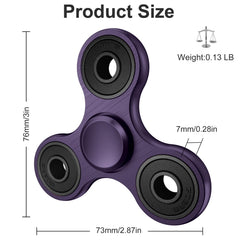 Isapral fidget spinner with a noise-free cap keeps spins quiet for work.