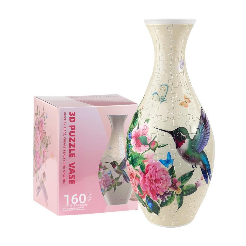 Iselyn 3D puzzle vase base assembly for focused, calm crafting.