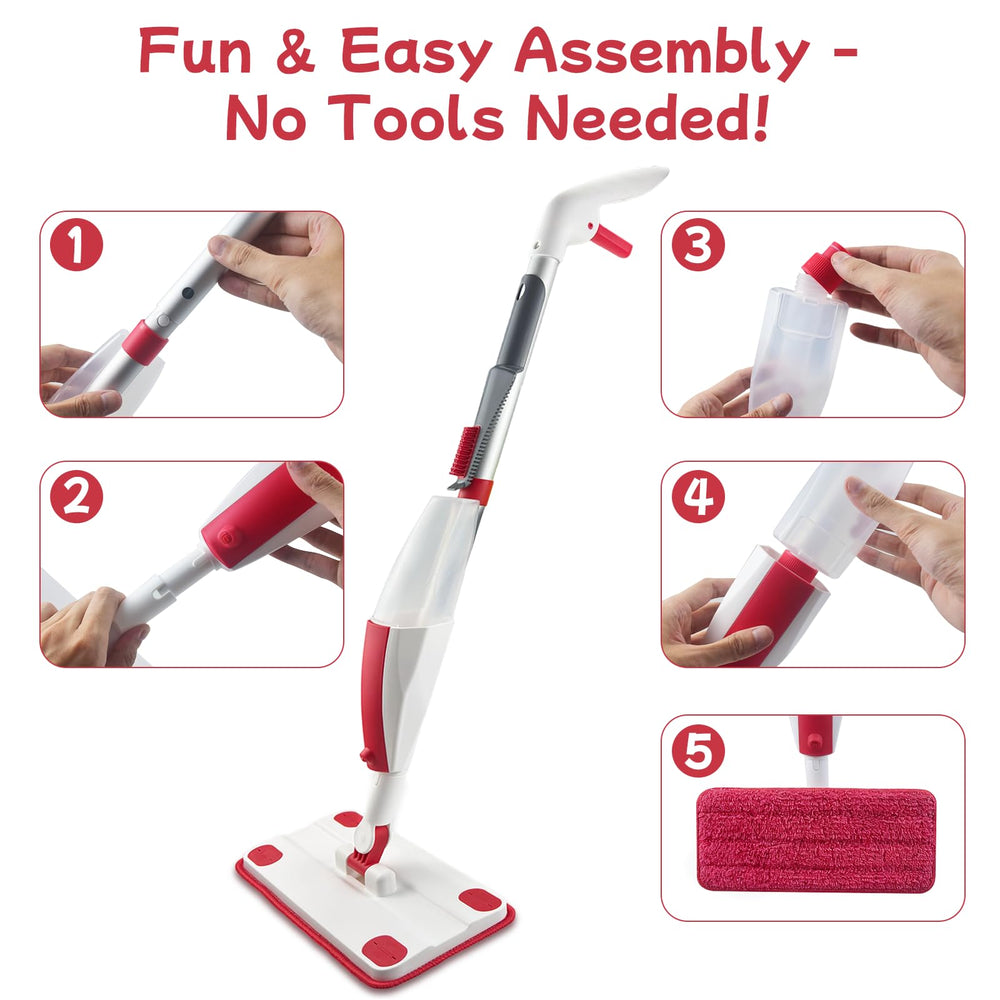 Iselyn kit shows quick, tool-free assembly for independent use.