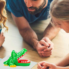 iShyan crocodile teeth game with sounds adds lively realism to family game night.