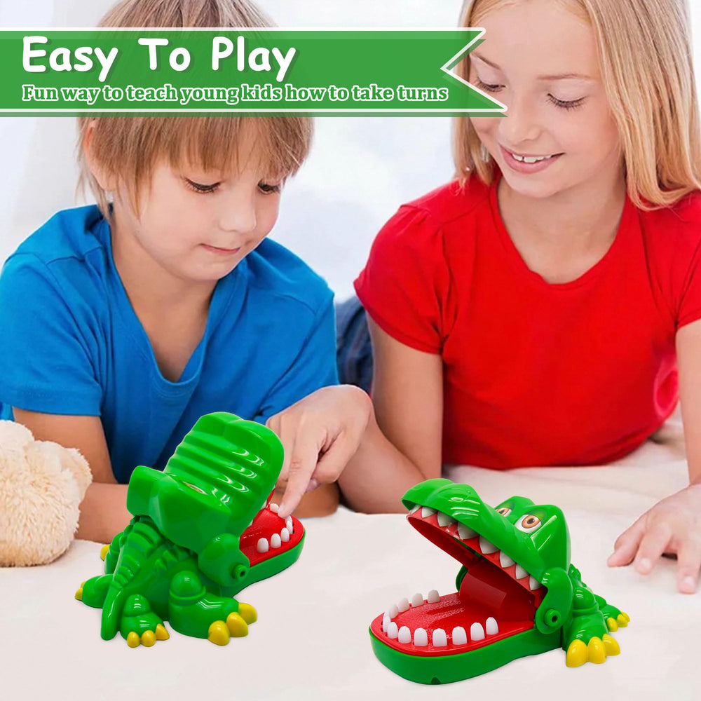iShyan crocodile teeth toy press to snaps feature brings quick laughs