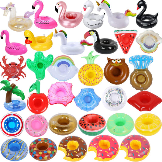 iShyan inflatable drink holder swan keeps beverages within reach in the pool.