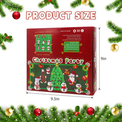 ISKIHO Santa figure with accessories; perfect party decor craft for children.