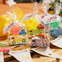 Isle of Whimsy construction-scene gift box includes storage and display