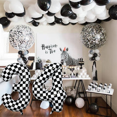 Isndare birthday decor works with race car themes and photo backdrops.