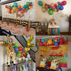 Isndare confetti 12inch balloon adds festive sparkle to arches and garlands.