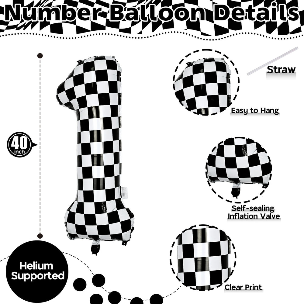 Isndare foil number 1 balloon with premium finish for lasting decor